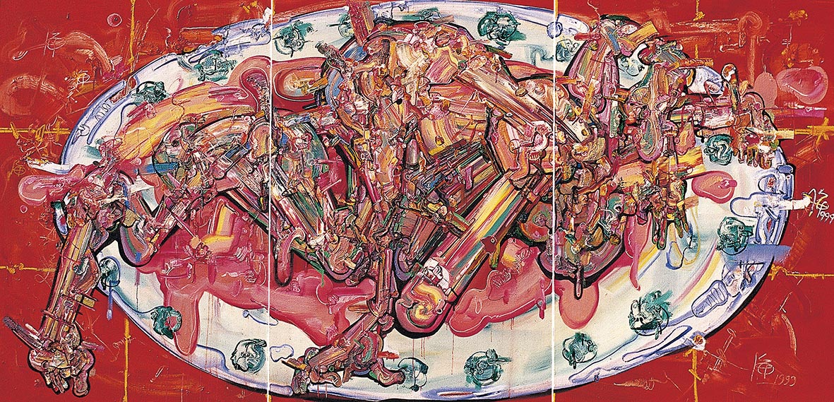 都市结构-大食品-1375x180cm