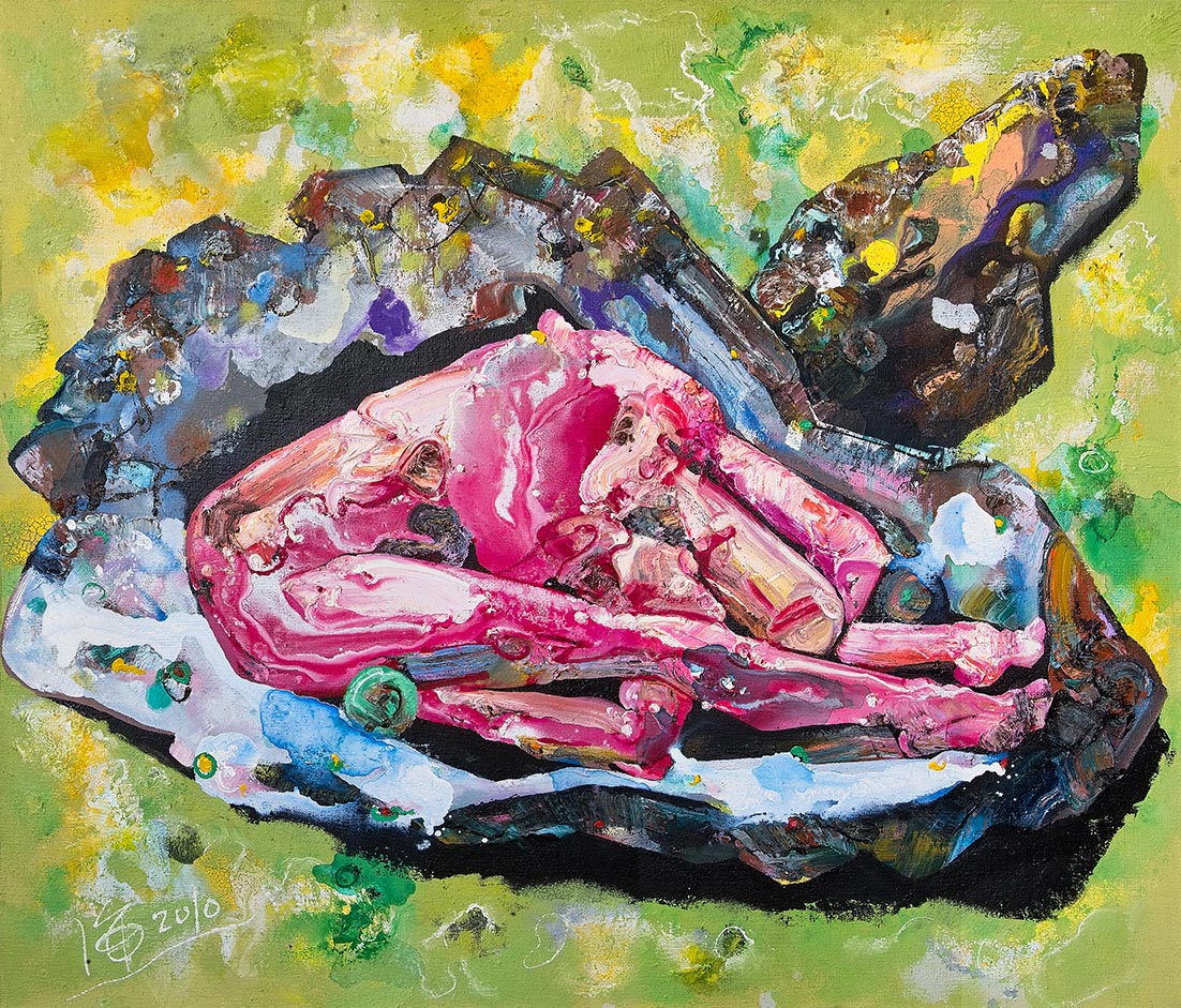物的形态-蜗-2100x85cm