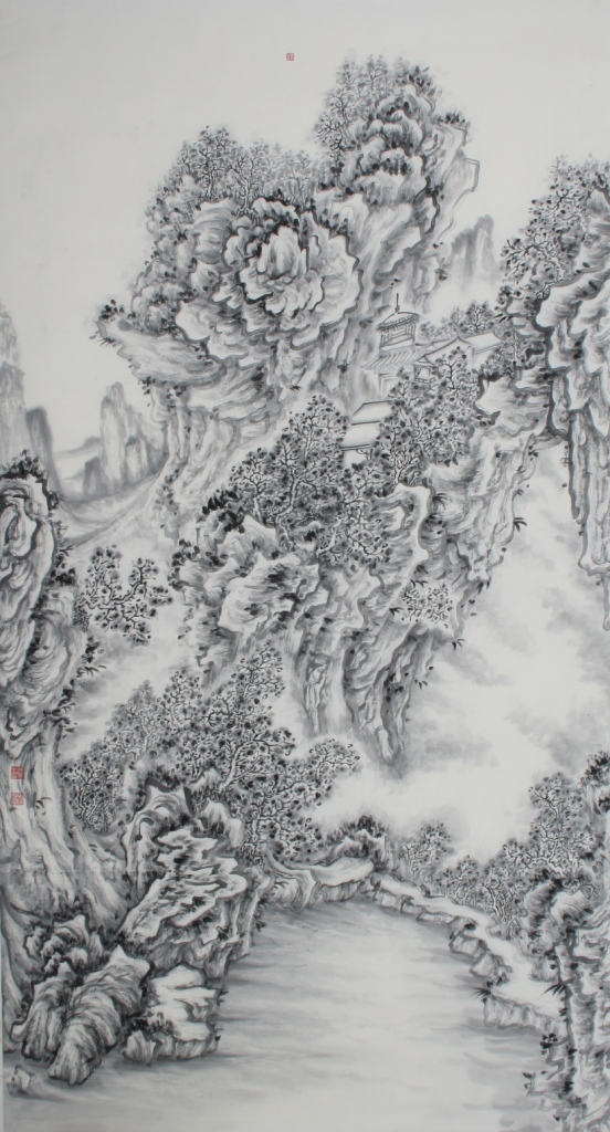 《青花系列》196cm*98cm