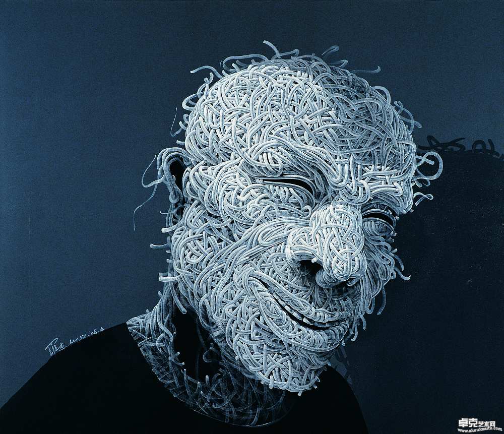 囚-欣慰的男人之二 Acrylic on canvas180×210cm