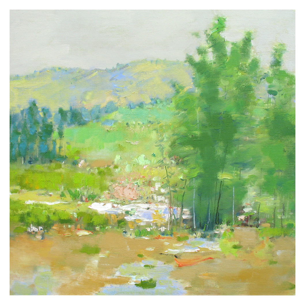 屏山写生80x80