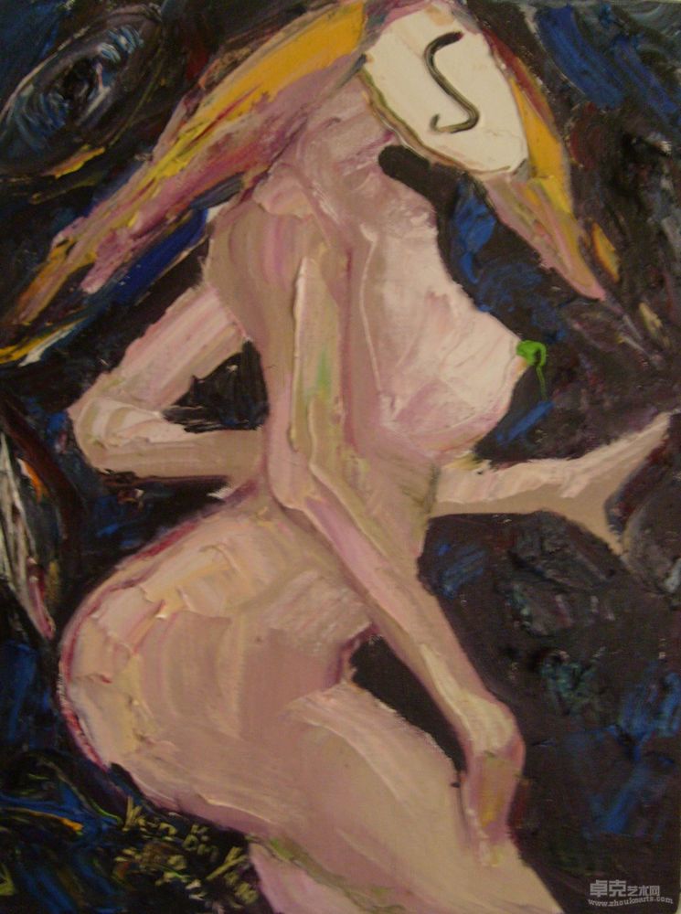 感受女人体130cmx40cm