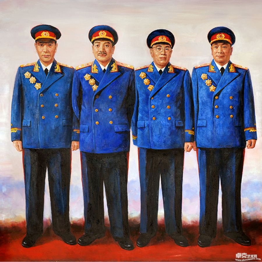 人民功臣·毛泽东与十大元帅十大将 局部二