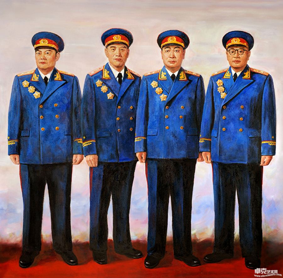 人民功臣·毛泽东与十大元帅十大将 局部三