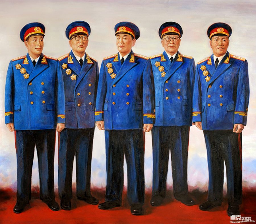 人民功臣·毛泽东与十大元帅十大将 局部四