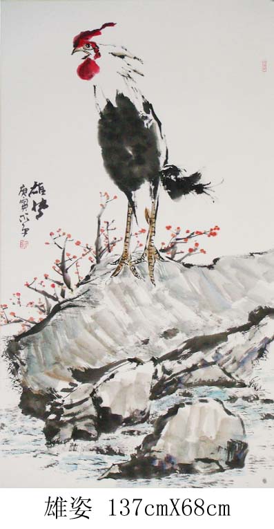 雄姿137cmX68cm