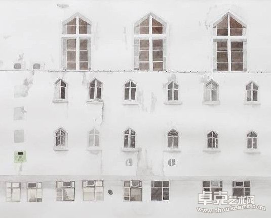 《礼贤会堂》(局部)，75 x 110 cm
