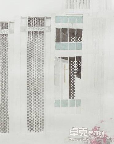 《深爱堂》(局部)，75 x 110 cm