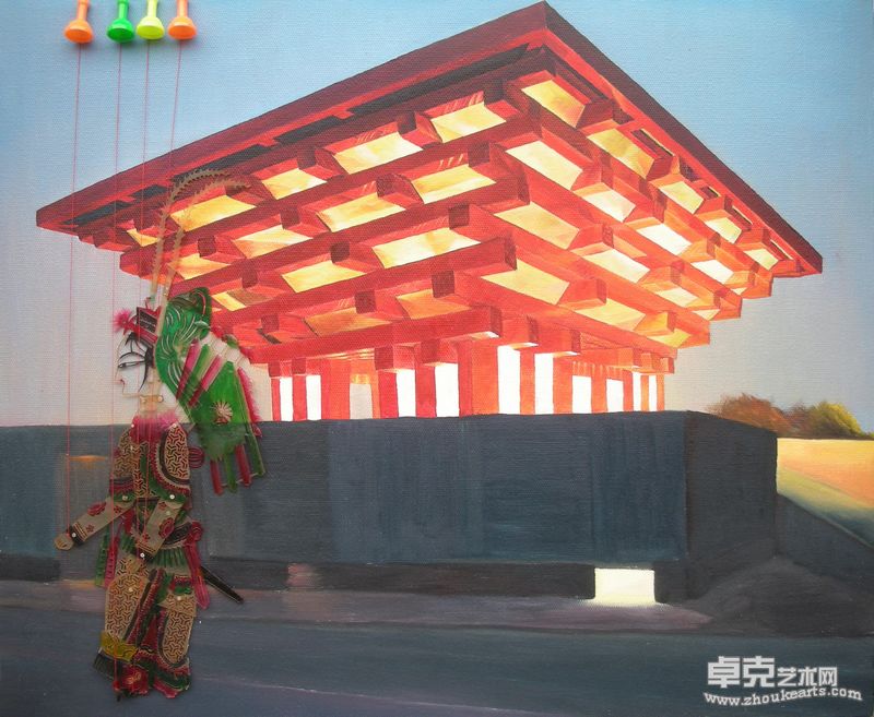 文鹏--玩皮影之世博