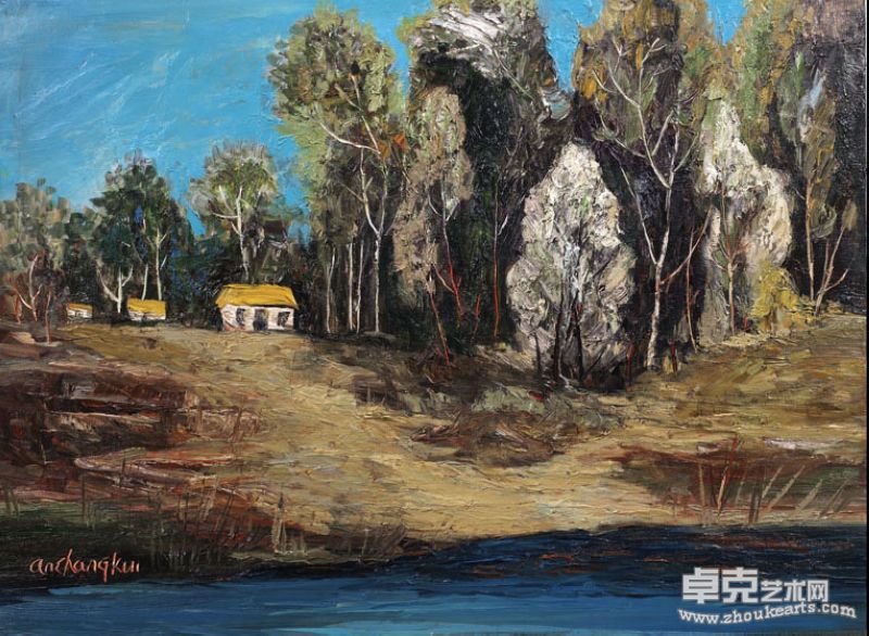 曾经,布面油画 100x73 cm  2009