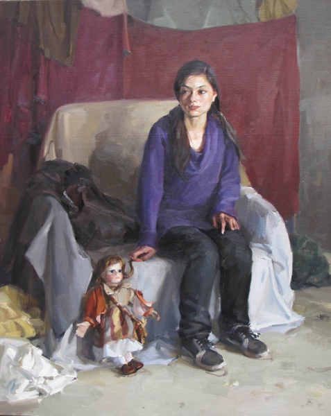 洋娃娃100cm x 80cm