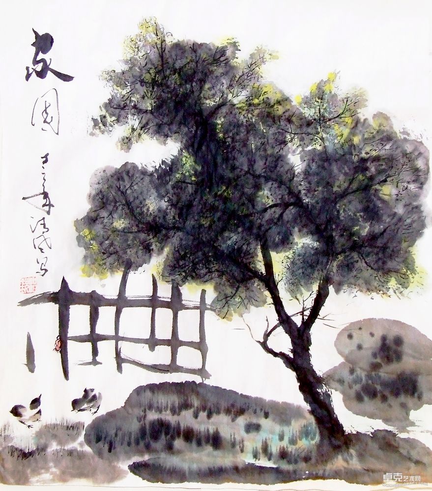家园图70x70cm