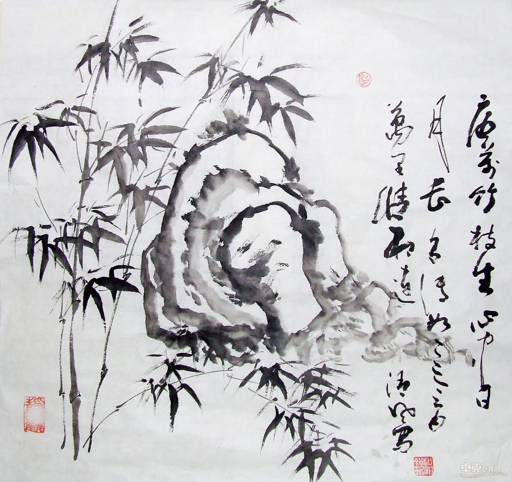 竹音69x70cm