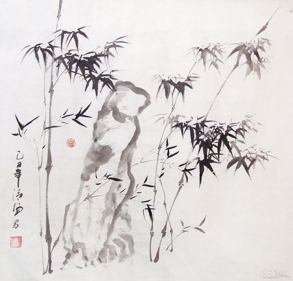 竹韵69x70cm