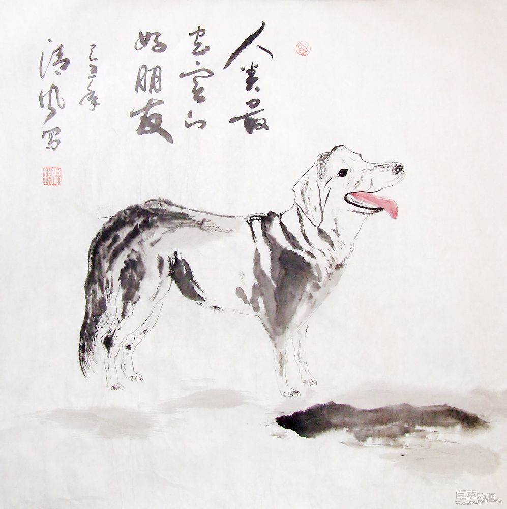 狗图69x70cm