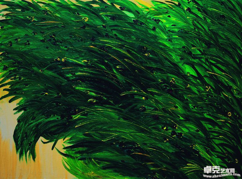 草原之歌之十五，布面油画，70×80cm,2009
