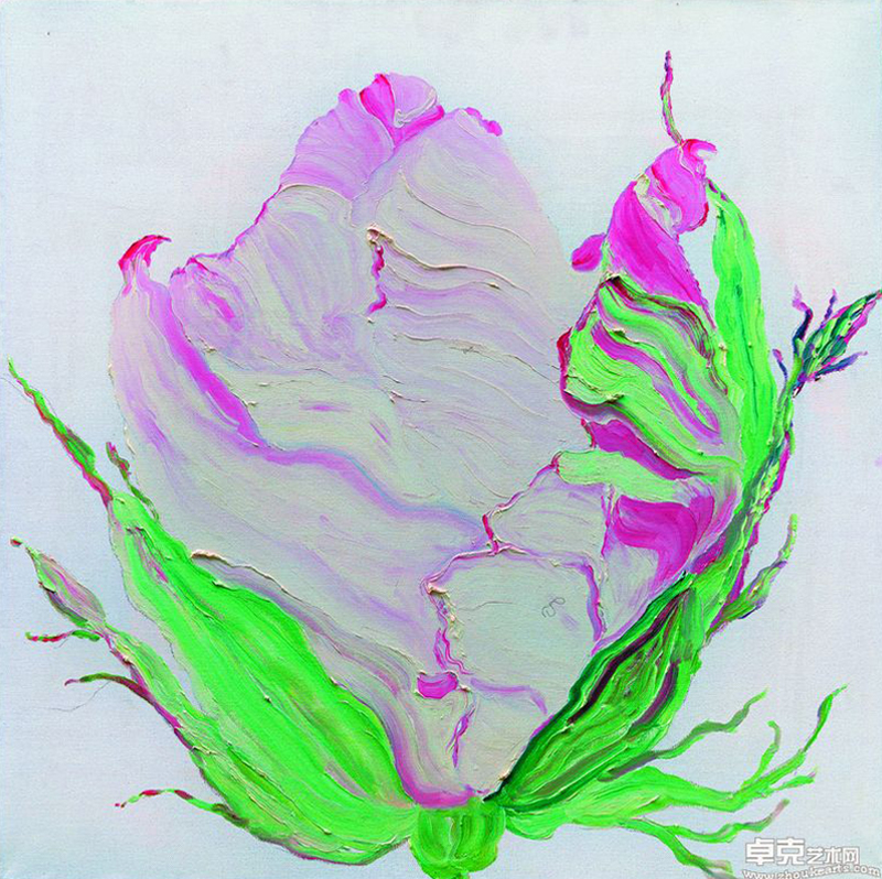 姿系列之二十一，布面油画，60×80cm，2008