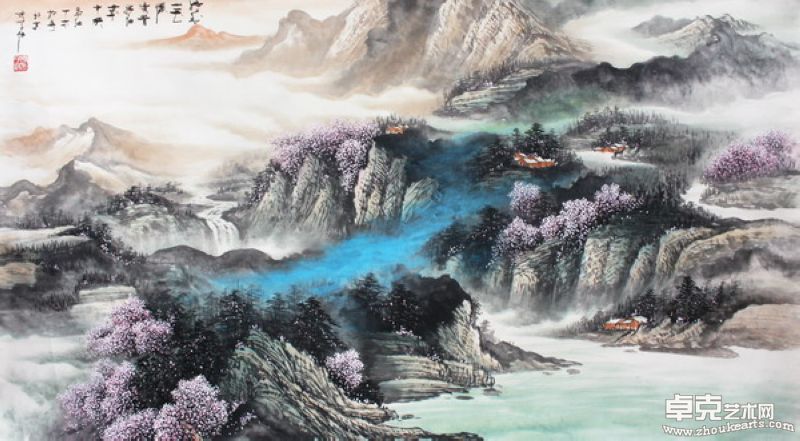 待到山花烂漫 180x96cm