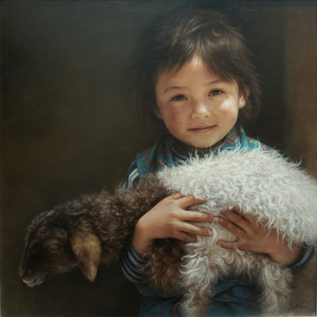小卓玛和她的羊100*100