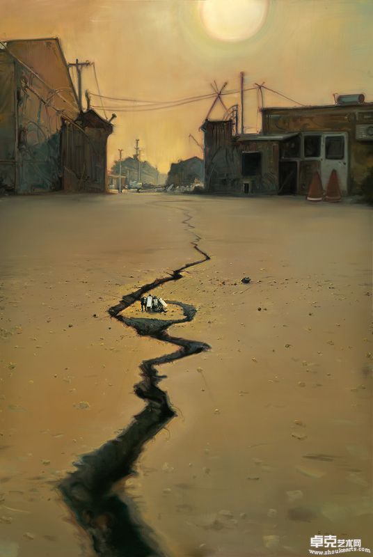 困境No.1 布面丙烯，油彩 200x300cm 2010