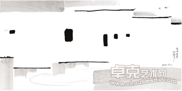 吴冠中《忆江南》69×138cm 珂罗版版画