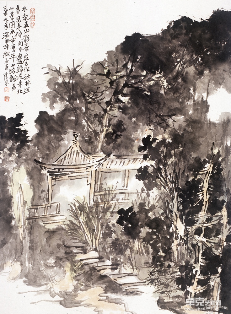 蒼茫己作秋56cmx42cn