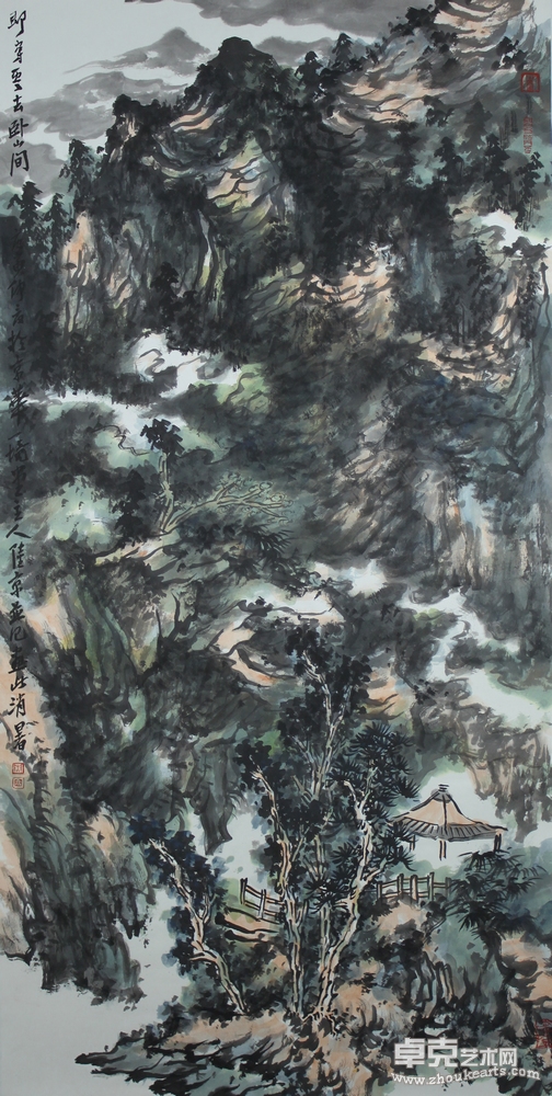 即穿云去卧山间69cmx138cm