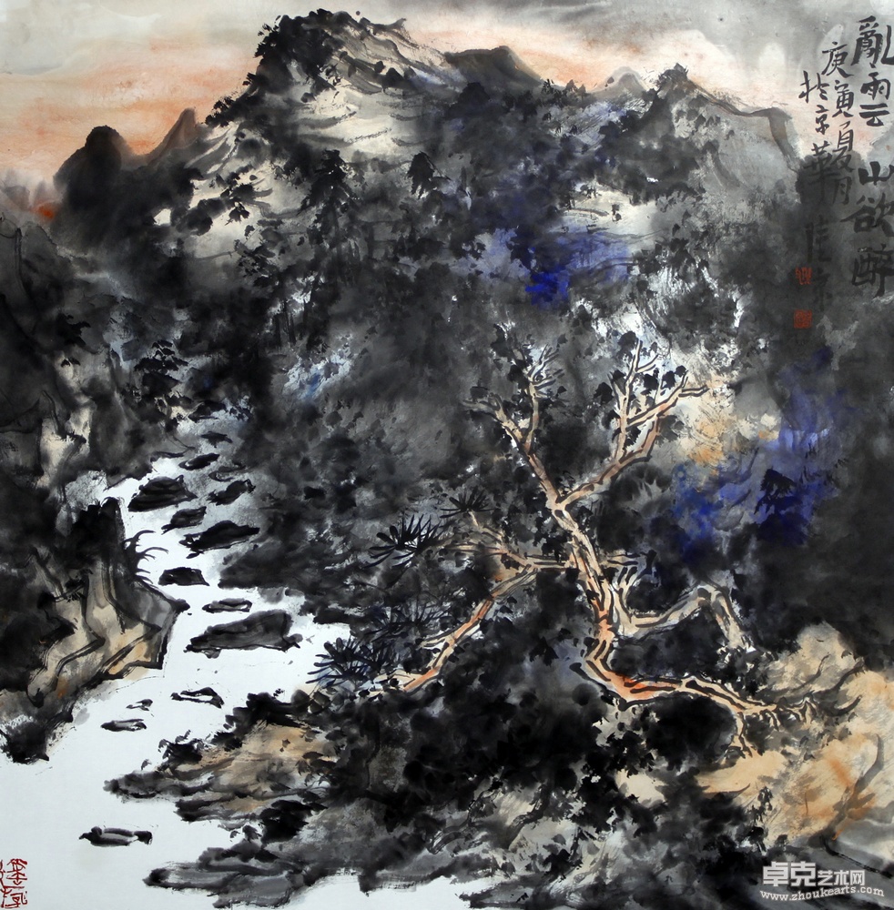 乱云山欲醉68cmx68cm