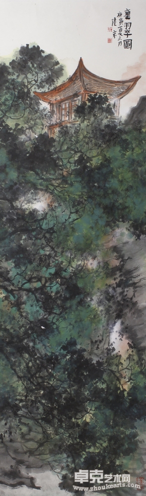 壅翠图48cmx128cm