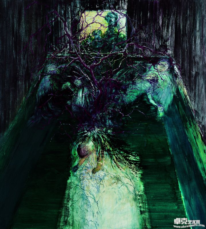 刘玉洁 《暖国-断落》200X180cm  2008