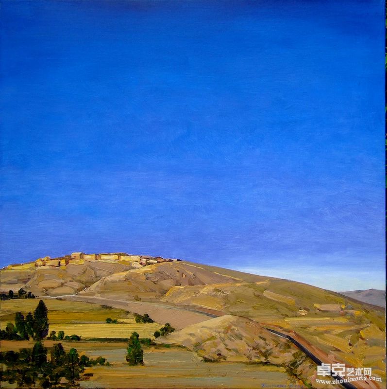 村  80X80cm