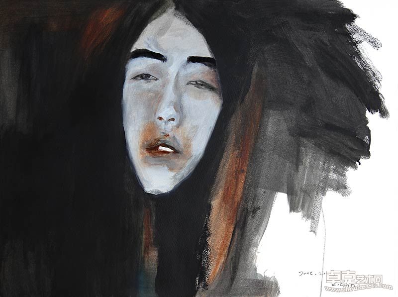 C.Goya-_-Blank-_-76-x56cm-_-oil-on-paper-_-2010