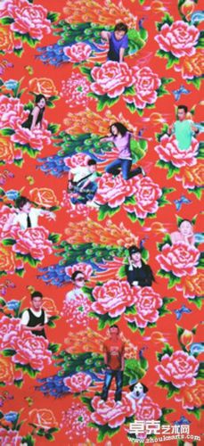 范儿 74x168cm 布面丙烯 2009
