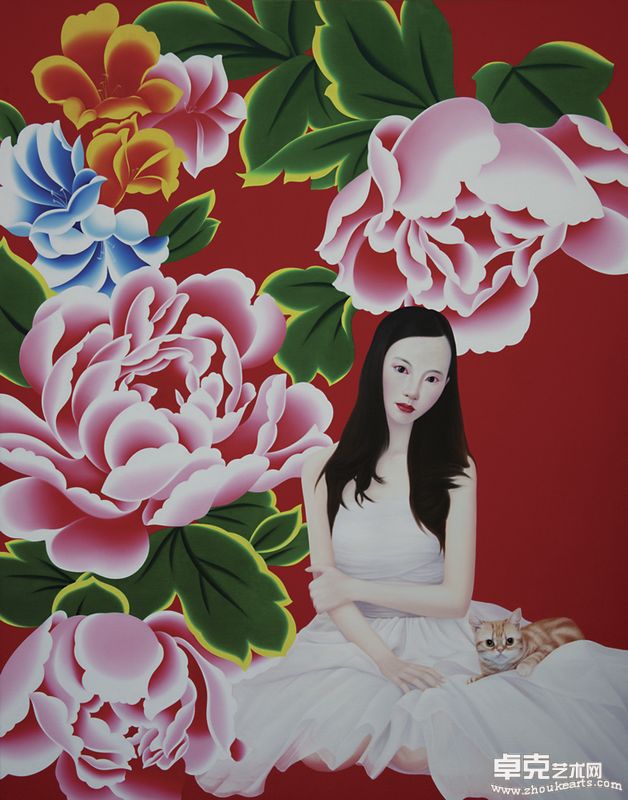 花惑 The Lure of Flora 135x170cm 布面油画 2010