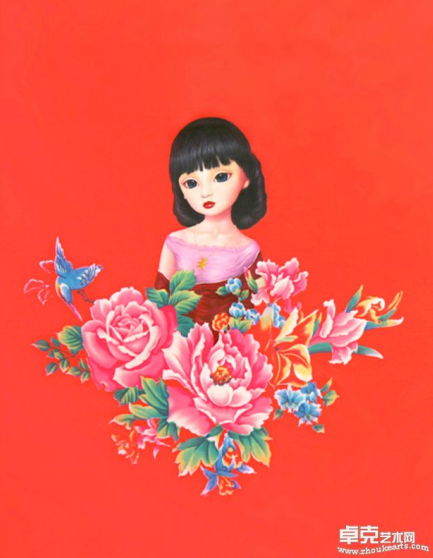 沁-43x53x0cm-布面丙烯-2009