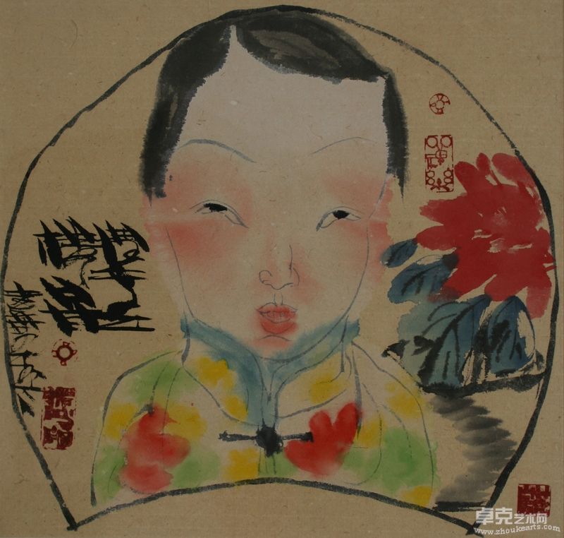 採青43x41cm2004