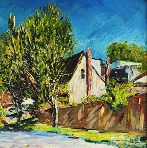 风景60x60cm 2010布面油画