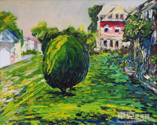 风景60x75cm 2010布面油画