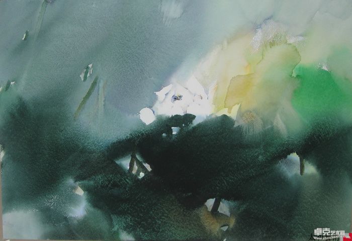 徽州意象·春寒  54×79cm  2009年