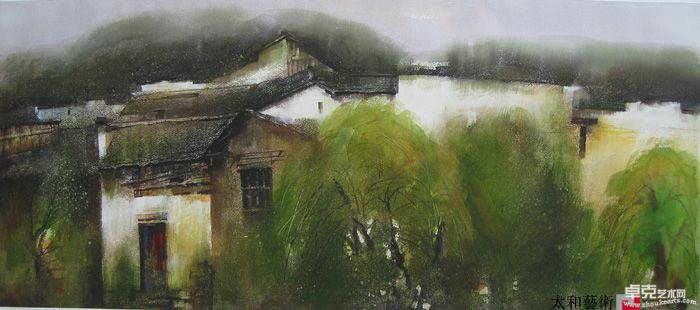 徽州意象·春意   49×109cm  2009年