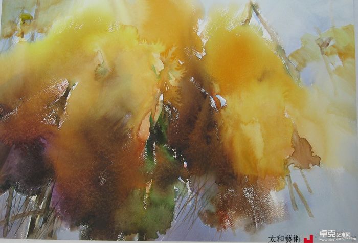 徽州意象·秋荷  54×79cm  2009年