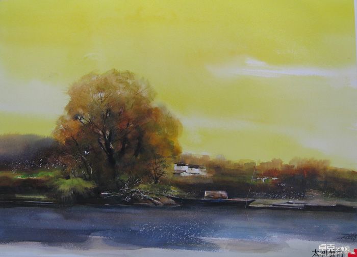 徽州意象·西递秋色  78×108cm   2009年