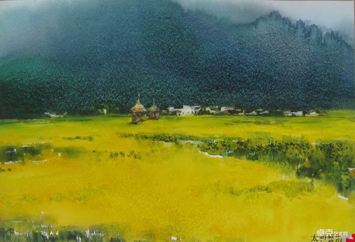 意象·婺源秋语  54×79cm  2009年