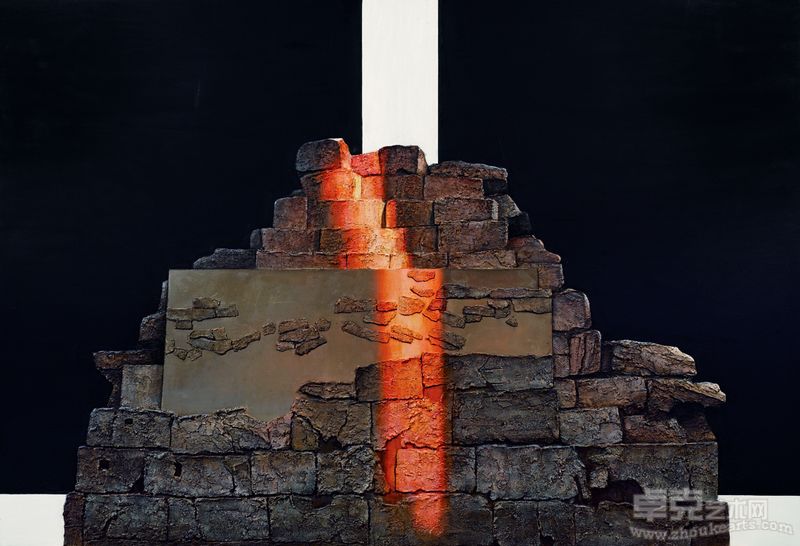 文明 244×334cm 综合材料 2010年