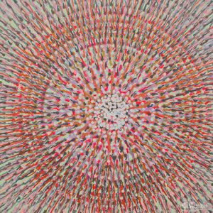 孟禄丁捐赠作品：元速no0928 75x75cm 2009