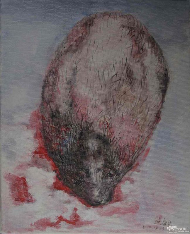 《无题3号》熊康华  布面油彩 24x30CM 2010