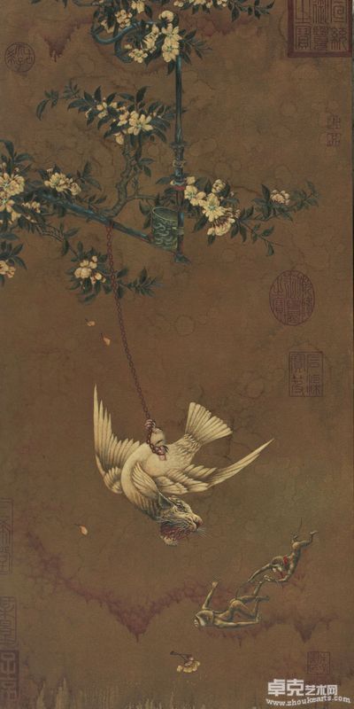 虎哮图200X100cm布面油画2009