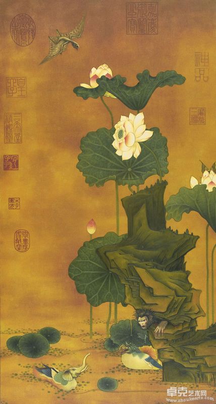 降服图243X130cm布面油画2010
