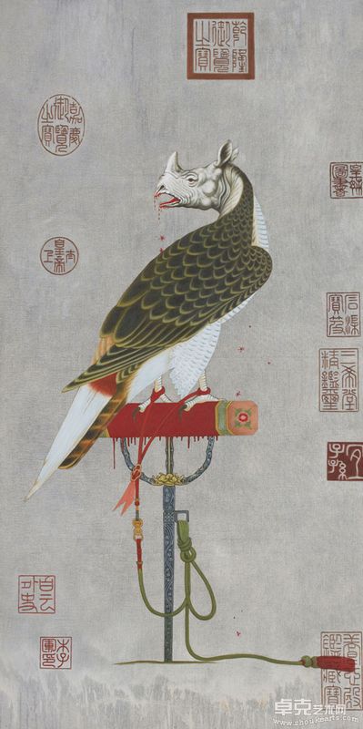 王者为寇图200X100cm布面油画2009