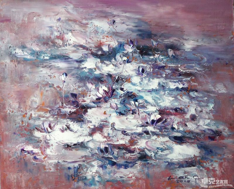 莲系列7  50x61cm